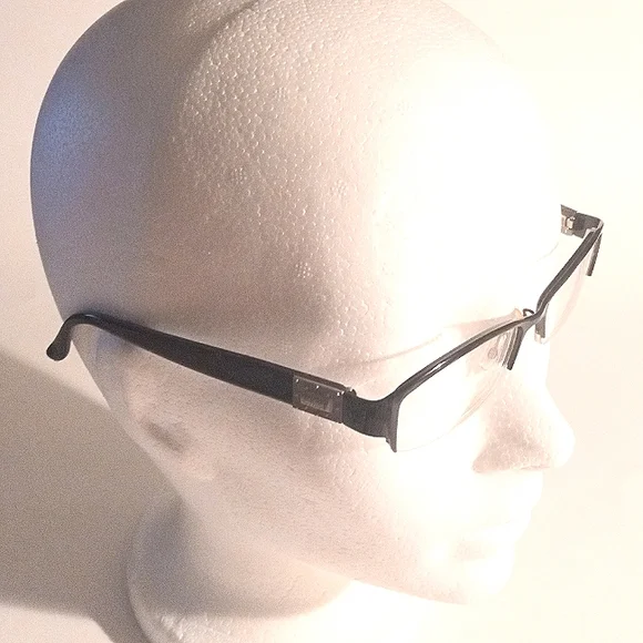 Chloe Women's Eyeglasses Frames Cl1223 Black Half Rim Rectangular - Picture 2 of 9